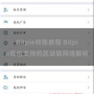 Bitpie转账教程 Bitpie钱包支持的区块链网络解析