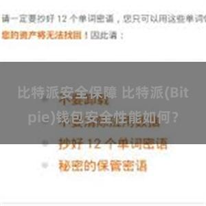 比特派安全保障 比特派(Bitpie)钱包安全性能如何？