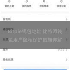 Bitpie钱包地址 比特派钱包用户隐私保护措施详解