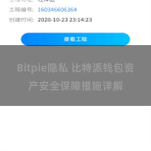 Bitpie隐私 比特派钱包资产安全保障措施详解