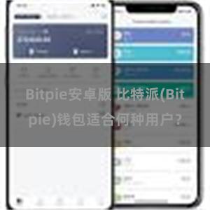 Bitpie安卓版 比特派(Bitpie)钱包适合何种用户？