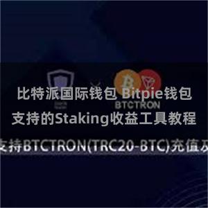 比特派国际钱包 Bitpie钱包支持的Staking收益工具教程